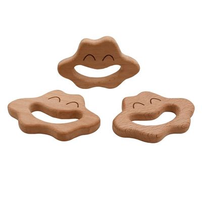 木の博士Set医学の5.5cmのシリコーン木Teetherの