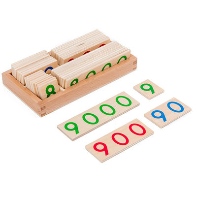 3.5cmの木数は幼児のためのカード数学の教育用具を数えることを困惑させる