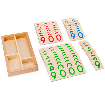 3.5cmの木数は幼児のためのカード数学の教育用具を数えることを困惑させる