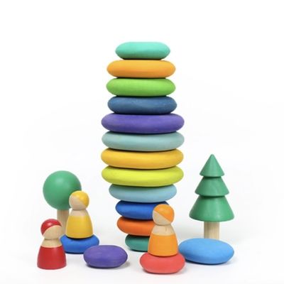 32pcsデジタル数木のブロックは幼児のためのブロックのバランスをとる