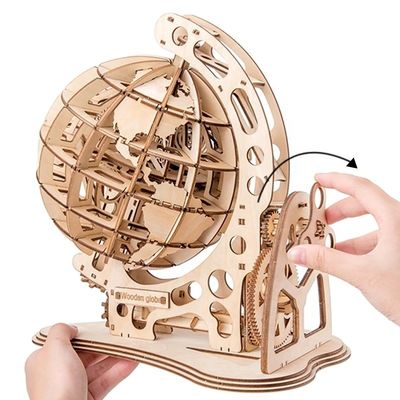 3D永遠の木のブロックの困惑は木の機械モデルをもてあそぶ