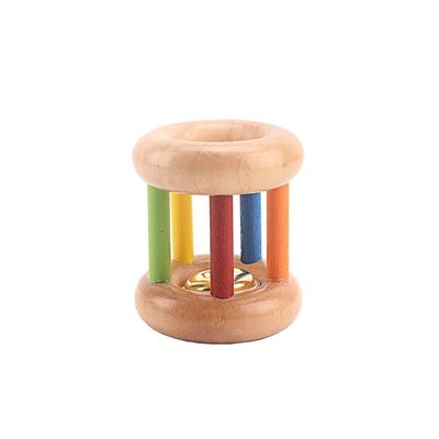 振鈴15CMの木の音楽的なおもちゃの器械BeBe Tambor