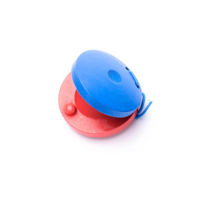円形のカスタネット木音楽セットの赤ん坊の器械の子供を教育用具