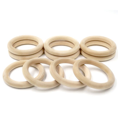 ブレスレットDIY 55mmの木の歯が生えるおもちゃのブナの森の歯生期のリング