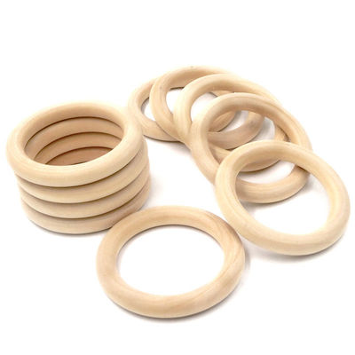 ブレスレットDIY 55mmの木の歯が生えるおもちゃのブナの森の歯生期のリング