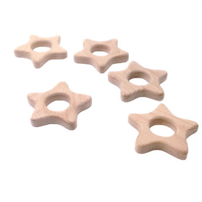 ブナ2cmの木の歯が生えるおもちゃのウサギは4cm木のTeetherを個人化した