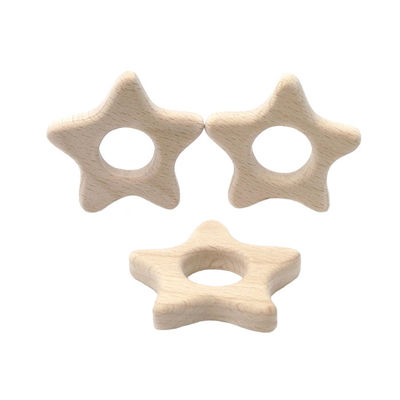 ブナ2cmの木の歯が生えるおもちゃのウサギは4cm木のTeetherを個人化した