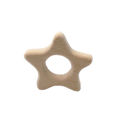 ブナ2cmの木の歯が生えるおもちゃのウサギは4cm木のTeetherを個人化した