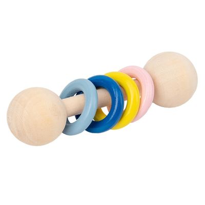 体育館の齧歯動物10.7cmの木のラッセル音 リングMontessori木のTeethersの金庫