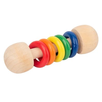 体育館の齧歯動物10.7cmの木のラッセル音 リングMontessori木のTeethersの金庫