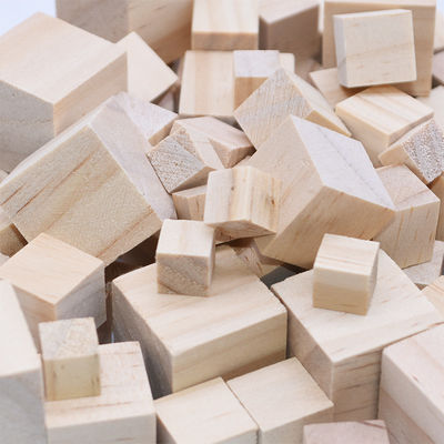 木のマツ1.5cm未完成の木製の技術の木の正方形のブロック