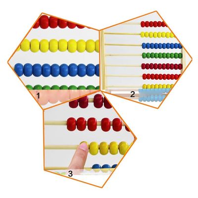 ビードを数える木の数学のおもちゃが教育そろばんをもてあそぶ26Cmを計算しなさい