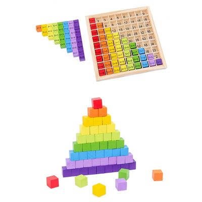 Montessori 0.59in 99の数おもちゃを数える木の数学のおもちゃのテーブルのそろばん