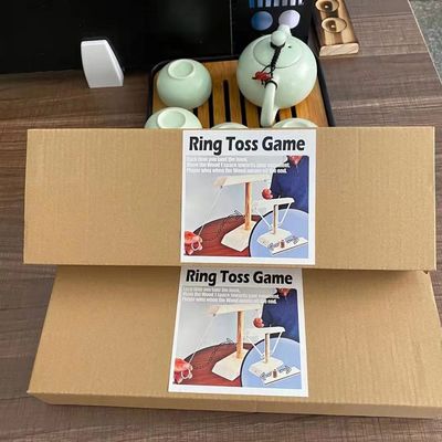 ホック28cm Paintable木製の技術を投げる木リング トスのゲーム