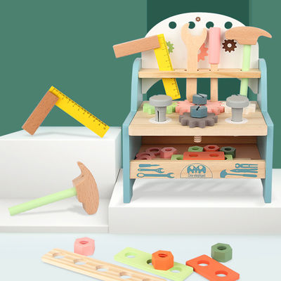 知性の開発のための親子供のInteractiveWoodenの仕事台用具