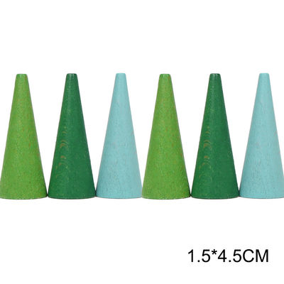 6pcs虹のスタッカーのMontessoriの教育木のおもちゃ