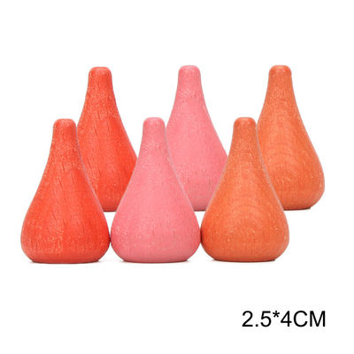 6pcs虹のスタッカーのMontessoriの教育木のおもちゃ