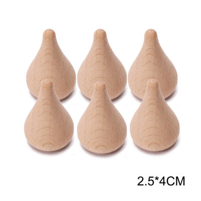 6pcs虹のスタッカーのMontessoriの教育木のおもちゃ