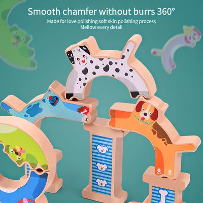 ODMの教育月犬の子供のための動物のバランスのゲーム