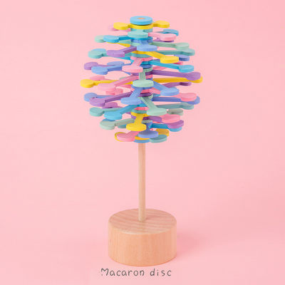 Marcaのドラゴン色のMontessoriの木の減圧のおもちゃ