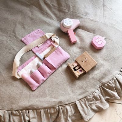 ISO9001子供の携帯用Montessoriの木の化粧品のおもちゃセット