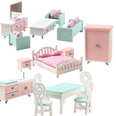 ぎざぎざ無しの小型Montessoriの木の女の子の寝室のおもちゃ