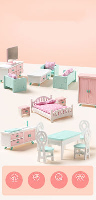 ぎざぎざ無しの小型Montessoriの木の女の子の寝室のおもちゃ