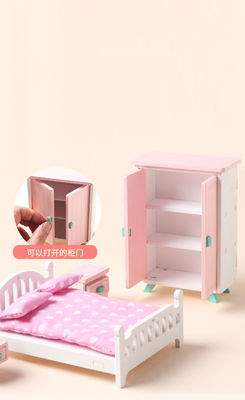 ぎざぎざ無しの小型Montessoriの木の女の子の寝室のおもちゃ
