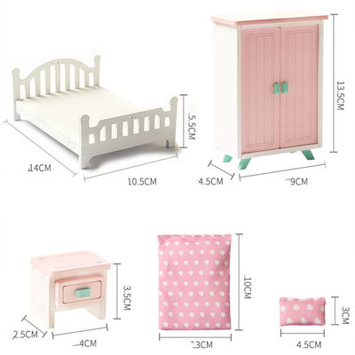 ぎざぎざ無しの小型Montessoriの木の女の子の寝室のおもちゃ