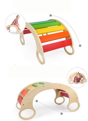 OEMの赤ん坊のMontessoriの虹の木の上昇フレーム