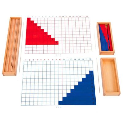早い数学の教授のためのMontessoriの木の付加そして減法板