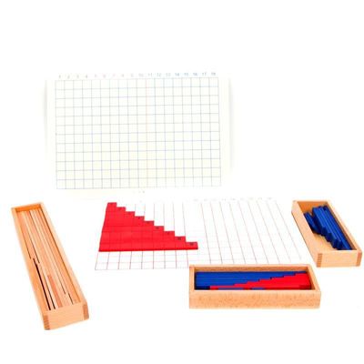 早い数学の教授のためのMontessoriの木の付加そして減法板