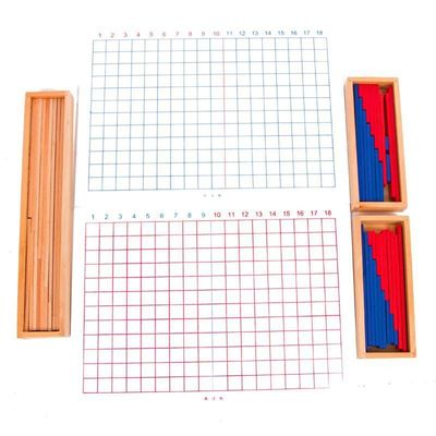 早い数学の教授のためのMontessoriの木の付加そして減法板