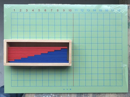 早い数学の教授のためのMontessoriの木の付加そして減法板