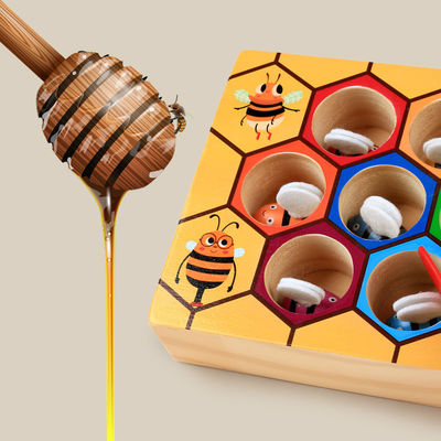 Montessori子供の早い教育のための木手の目の調整のゲーム