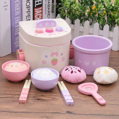 子供の早い教育のための木の炊飯器のおもちゃ