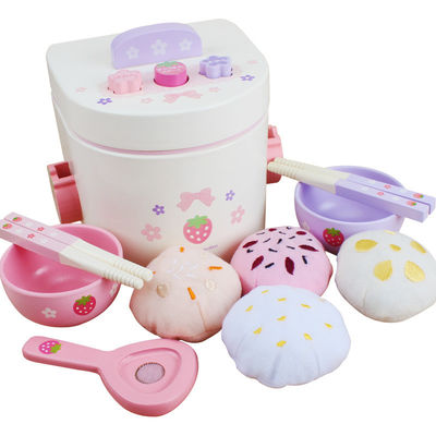 子供の早い教育のための木の炊飯器のおもちゃ