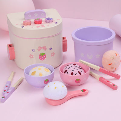 子供の早い教育のための木の炊飯器のおもちゃ