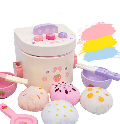 子供の早い教育のための木の炊飯器のおもちゃ