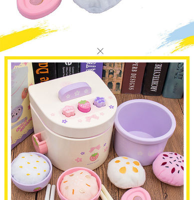 子供の早い教育のための木の炊飯器のおもちゃ