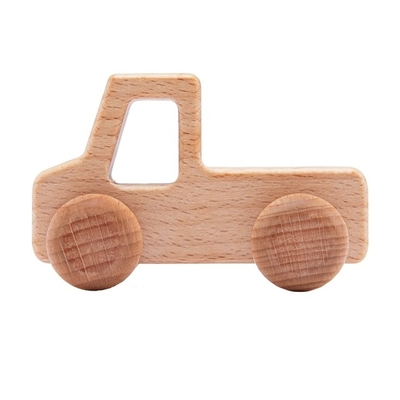 9/Style赤ん坊のおもちゃのかえで車マホガニーの古典的な車の黒いクルミのギフトのおもちゃのブナの森車教育Montessをブロック