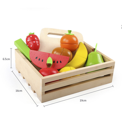 シミュレーションの台所は子供のために教育おもちゃ木のMontessoriのふりをする