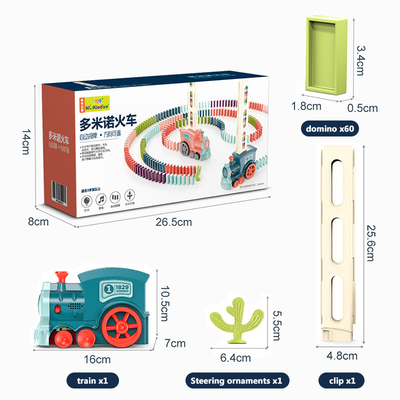 子供の電気木のドミノのブロック自動置く教育DIY