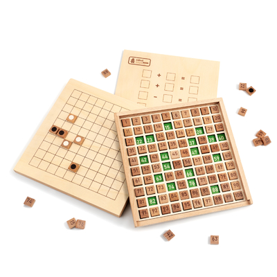 教育Montessori 	就学前のカウント数のための木の数学のおもちゃ