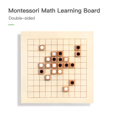 教育Montessori 	就学前のカウント数のための木の数学のおもちゃ