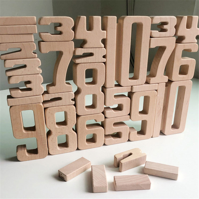 標数構成は数学のデジタルおもちゃの赤ん坊のバランスのブロックのJengaの木のおもちゃのMontessoriの教育自然な木製のおもちゃfoを妨げる