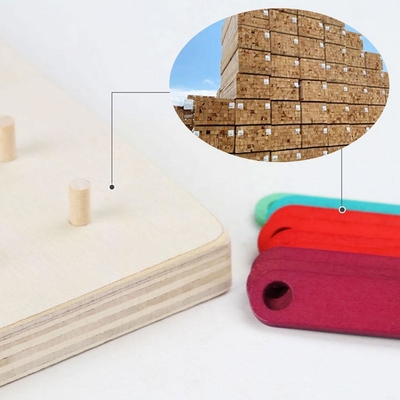 釘板困惑のMontessoriの幾何学的な木の早いおもちゃのおもちゃの複雑なボード ゲームの子供の教育の教育木製の教育