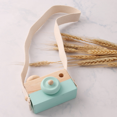 1Pcはおもちゃが子供の木のDiyの現在の看護のギフトのためのカメラ木ペンダントのMontessoriのおもちゃを作る木の赤ん坊を作ろう