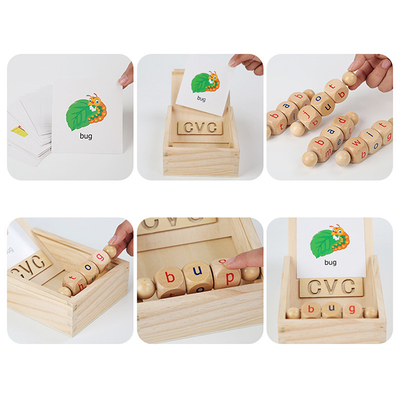 Montessoriの木の読書は回転手紙の回転のアルファベットの学習を妨げる