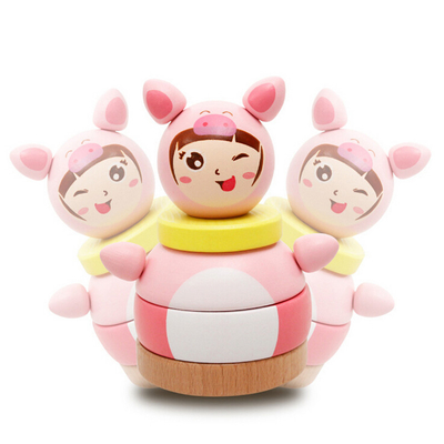 タンブラーの人形のRolyの多可動装置は赤ん坊の新生児の子供のギフトのためのおもちゃをがらがらと鳴らす